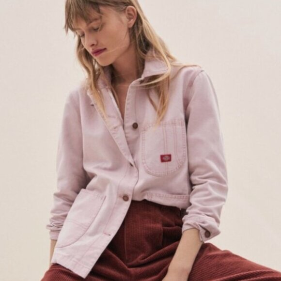 Madewell x Dickies Pink Jean Jacket - Picture 4 of 5